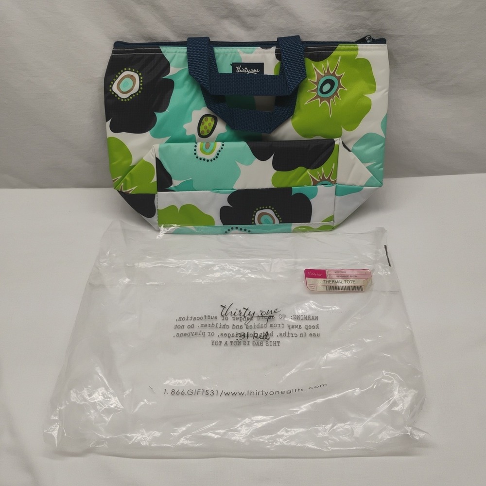 NEW‎ Thrifty One 129 Newport Bloom Thermal Lunch Tote Cooler Box Bag